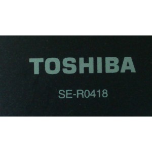 CONTROL REMOTO PARA DVD / TOSHIBA SE-R0418 BLU-RAY